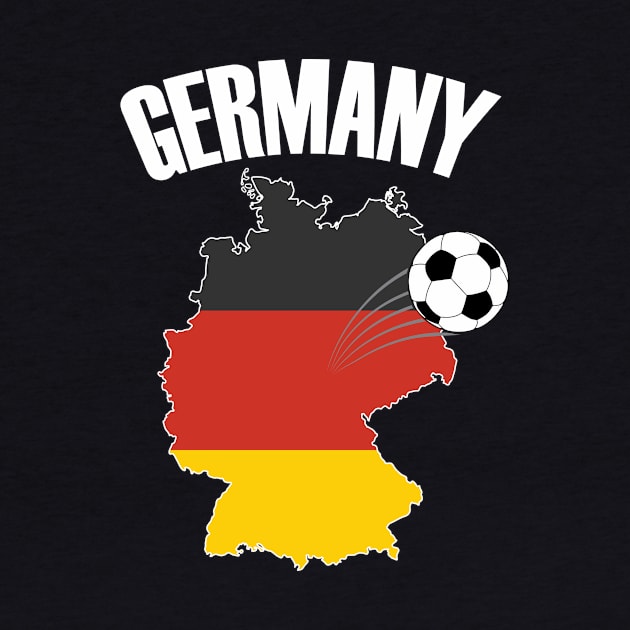 Germany Football - Soccer Ball by TheInkElephant